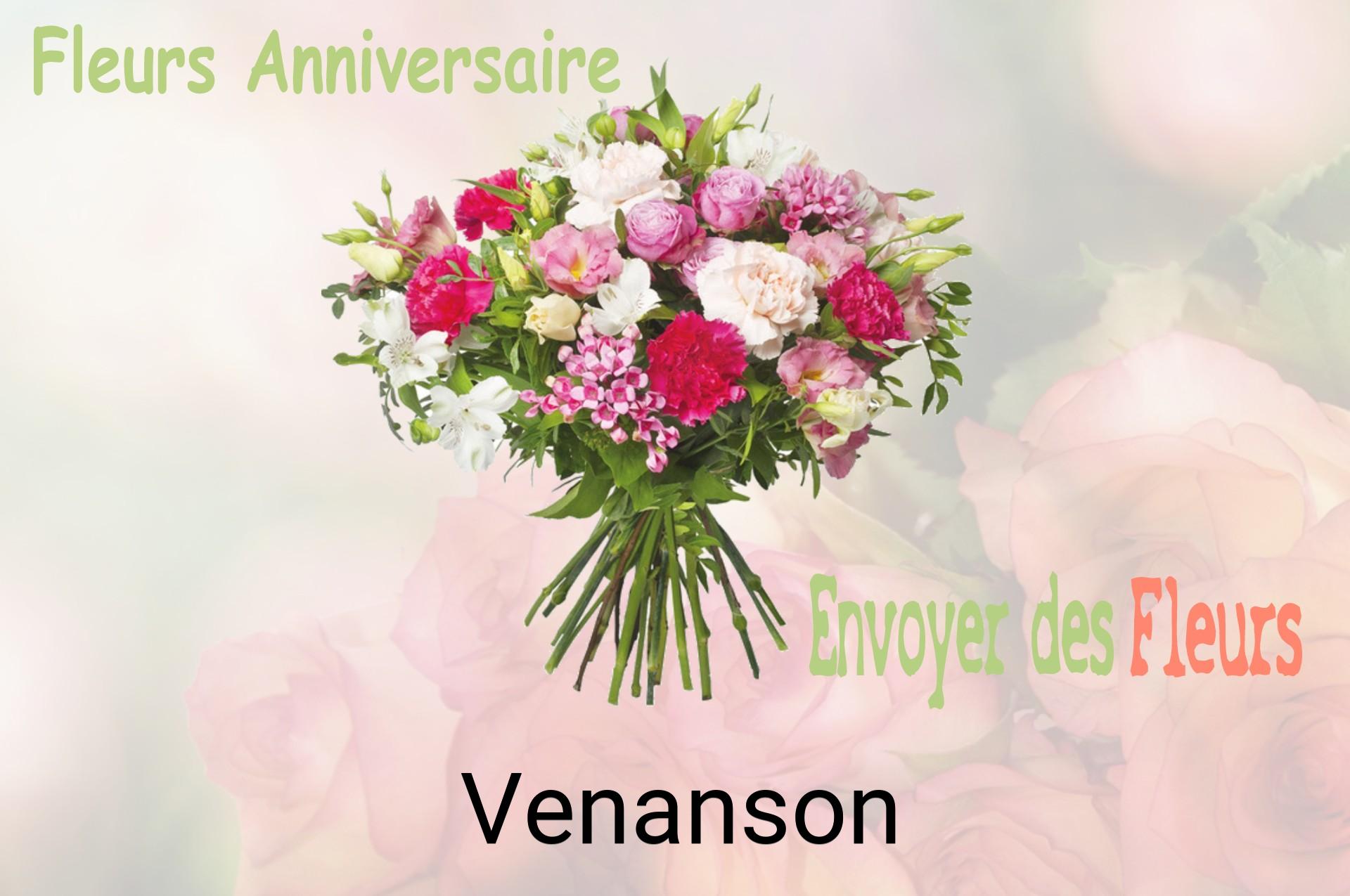 Bouquet de fleurs d’anniversaire livré à Venanson