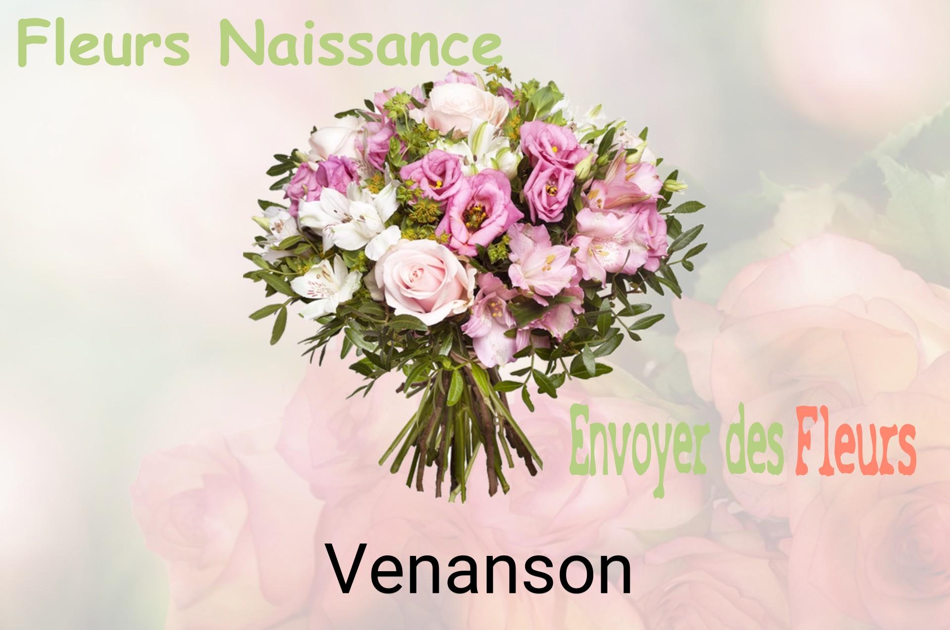 Bouquet de fleurs de naissance livré à Venanson